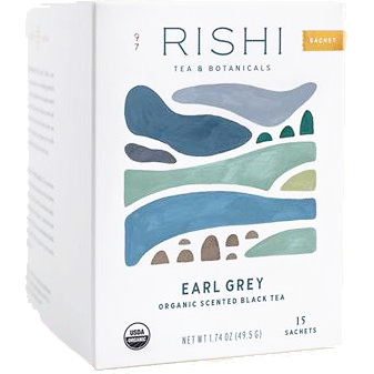 Rishi Earl Grey Organic Tea 15ct Box thumbnail