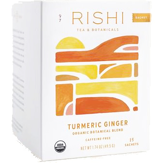 Rishi Turmeric Ginger Organic Tea 50ct Case thumbnail