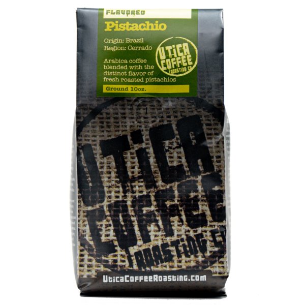 Utica Coffee Roasters Pistachio Ground 10oz thumbnail