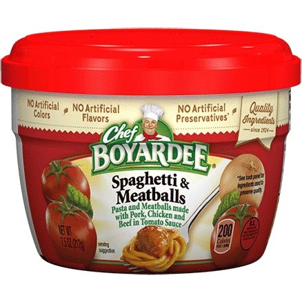 Chef Boyardee Cup Spaghetti & Meatballs 7.5oz thumbnail