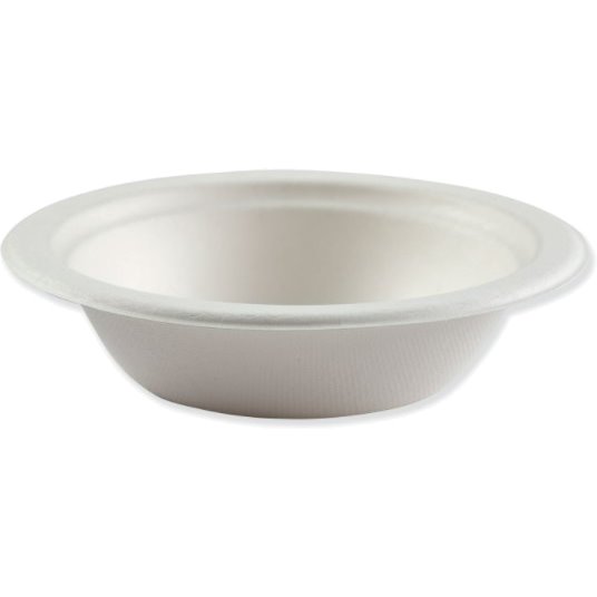 12oz Bowl Bagasse Heavy Weight Natural White 1000ct thumbnail