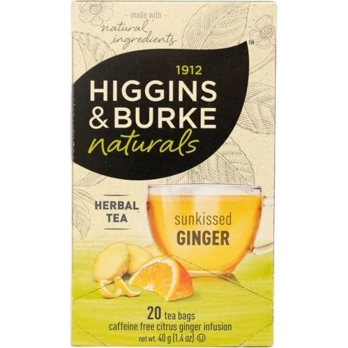 Higgins & Burke Sunkissed Ginger (Citrus Ginger) 20 CT Box thumbnail