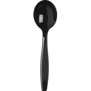 Dixie HW Unwrapped Black Teaspoons TH517 1000ct Case thumbnail