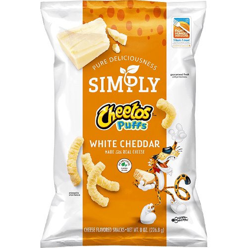 Simply Cheetos White Cheddar Puffs thumbnail