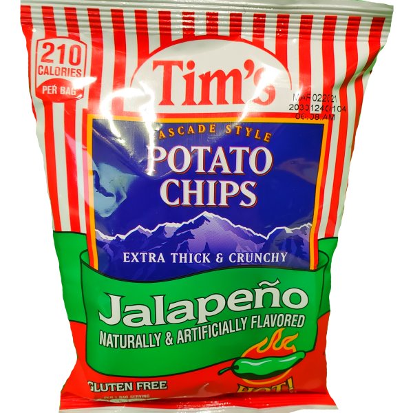 Tim's Jalapeno Chips 1.5oz thumbnail