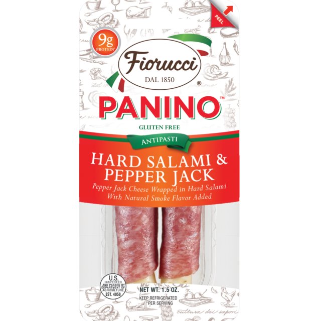 Fiorucci Panino Hard Salami & Pepper Jack 1.5oz thumbnail