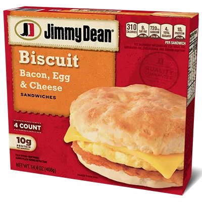 Jimmy Dean Bacon Egg Cheese on Biscuit 3.65oz Each thumbnail
