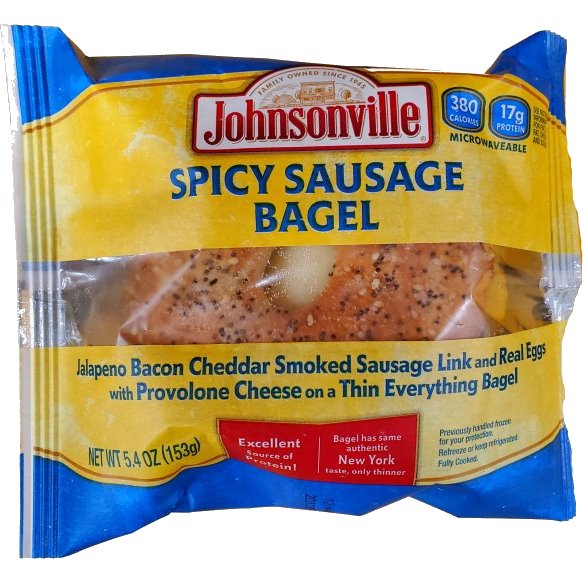 Johnsonville Spicy Sausage Bagel thumbnail