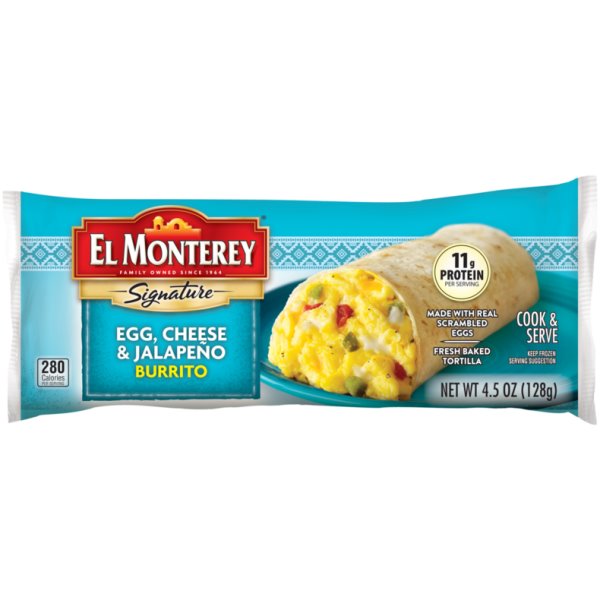 El Monterey Egg Cheese & Jalapeno Breakfast Burrito thumbnail