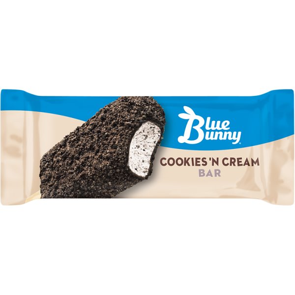 Blue Bunny Cookies & Cream Bar thumbnail