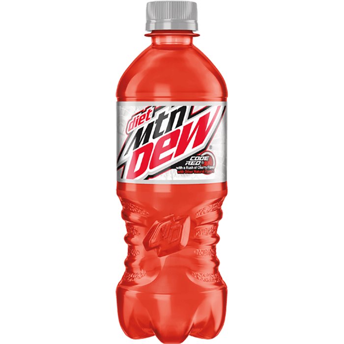 Diet Mountain Dew Code Red 20oz thumbnail