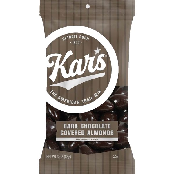 Kars Dark Chocolate Almonds 3oz thumbnail