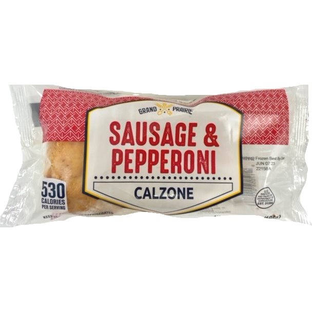 Grand Prairie Calzone Sausage & Pepperoni thumbnail