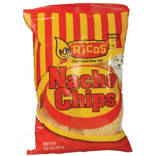 Ricos Yellow Round Nacho Chips 3oz thumbnail