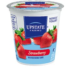 Upstate Strawberry Yogurt 8oz thumbnail