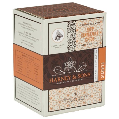 Utica Coffee Roasters Harney Cinnamon Spice Tea 20ct thumbnail