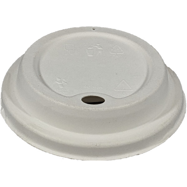 Eco Compostable Lid For Hot Cup 10-20oz 800ct thumbnail