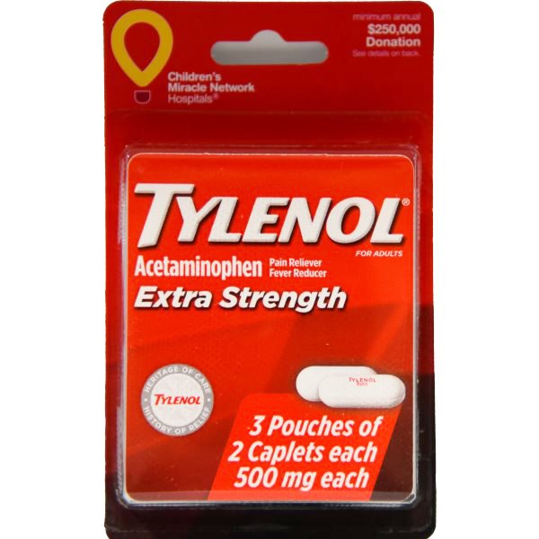 Tylenol Extra Strength 3 Dose thumbnail