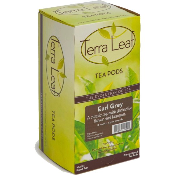 Terra Leaf Earl Grey Tea Pods 18ct thumbnail