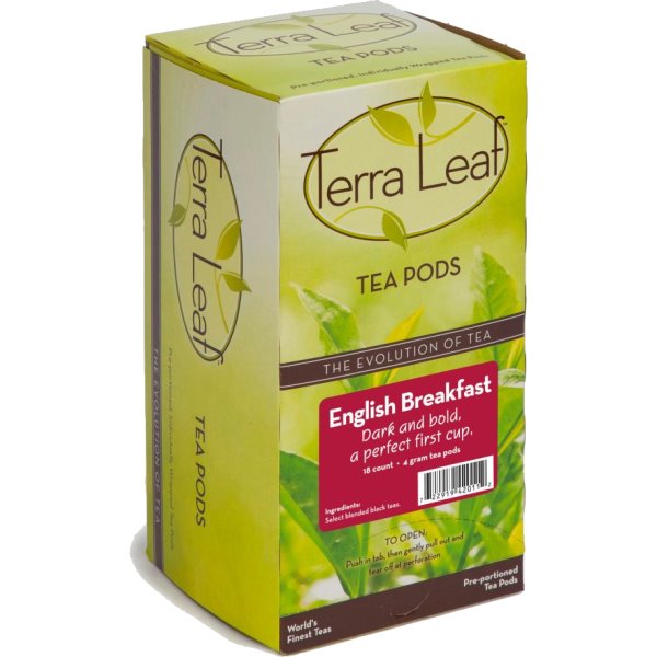 Terra Leaf English Breakfast Tea Pods 18ct thumbnail