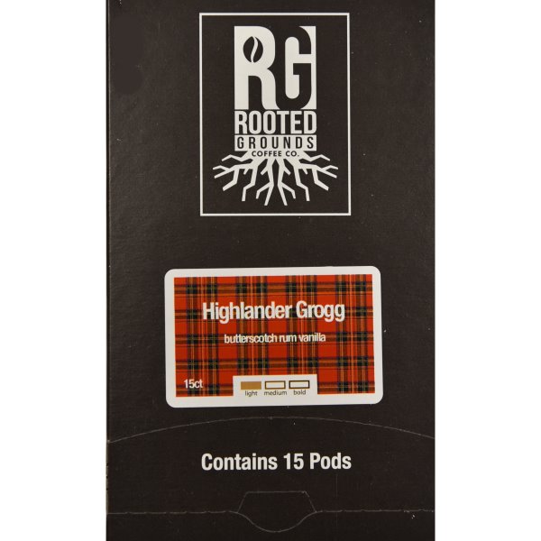 Rooted Grounds Highlander Grogg Pods 90ct thumbnail