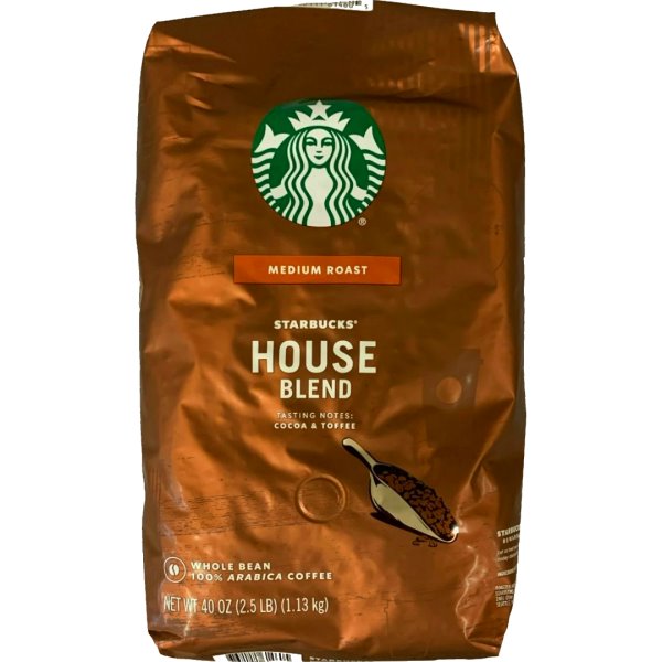 Starbucks Whole Bean House Blend 2.5lb thumbnail