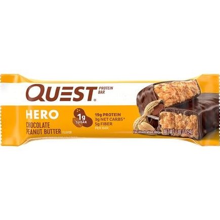 Quest Hero Bar Chocolate Peanut Butter 2.12oz thumbnail