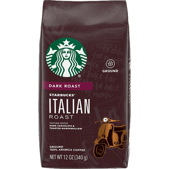 Starbucks Ground Coffee Italian Roast 1lb thumbnail