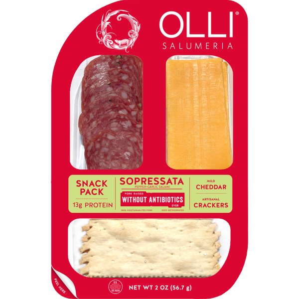 Olli Sopressata Cheddar Snack Pack thumbnail