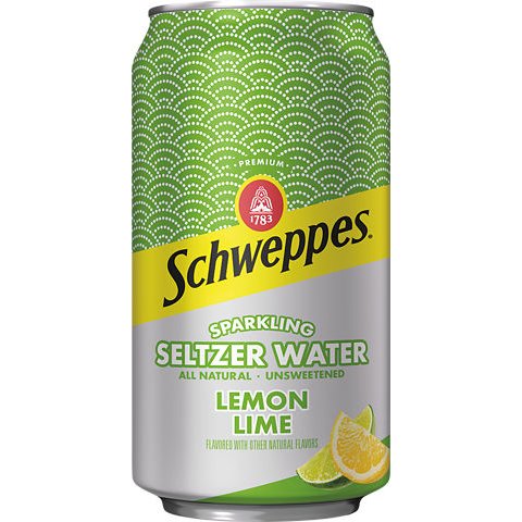 Schweppes Lemon Lime Seltzer 12oz thumbnail