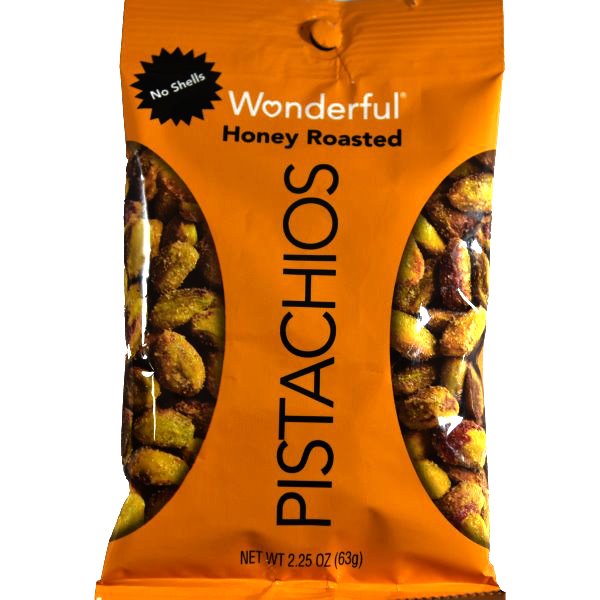 Wonderful Pistachios No Shell Honey Roasted 2.25oz thumbnail