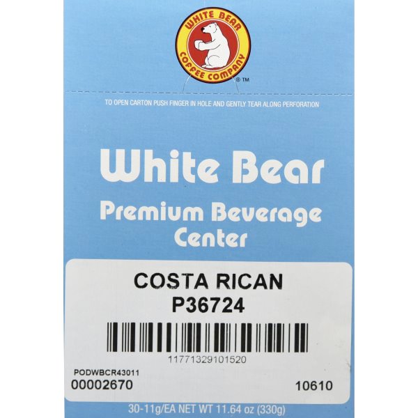 White Bear Costa Rican Pods 4/30ct thumbnail