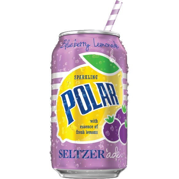 Polar Seltzerade Blueberry Lemonade 12oz thumbnail