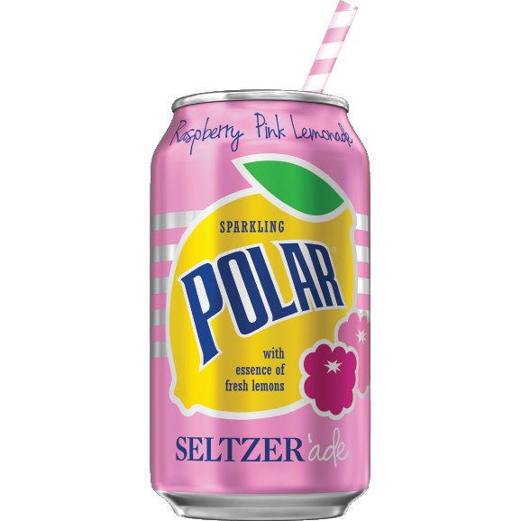 Polar Seltzerade Raspberry Pink Lemonade 12oz thumbnail