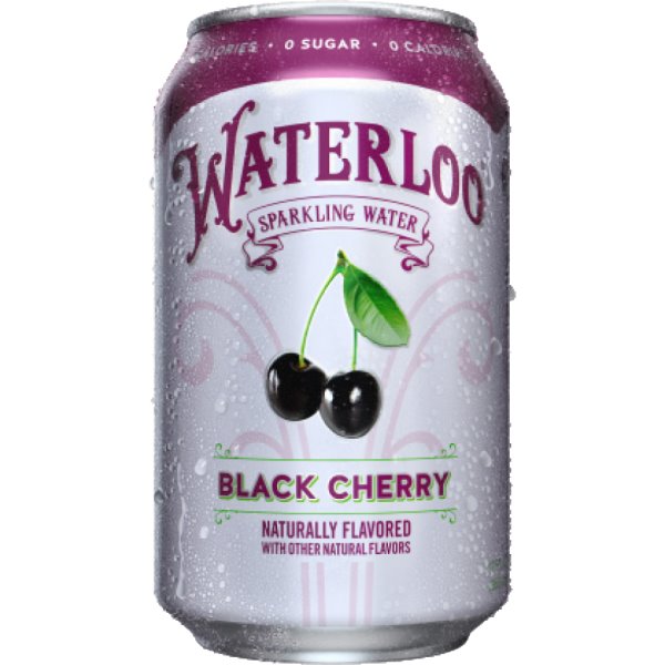 Waterloo Black Cherry Sparkling Water 12oz thumbnail