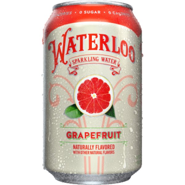 Waterloo Grapefruit Sparkling Water 12oz thumbnail