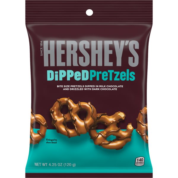 Hersheys Chocolate Pretzels 4.25oz thumbnail