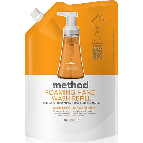 Method Foaming Orange Ginger Soap Refill thumbnail