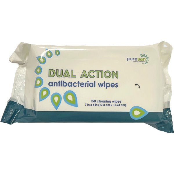 Puresan Antibacterial Wipes 150ct thumbnail