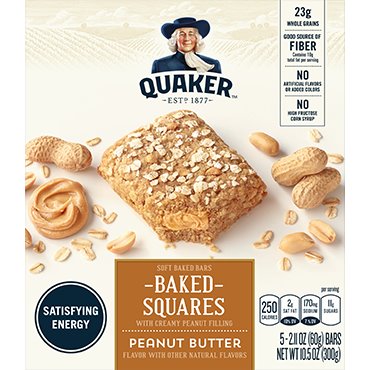 Quaker Baked Peanut Butter Square thumbnail