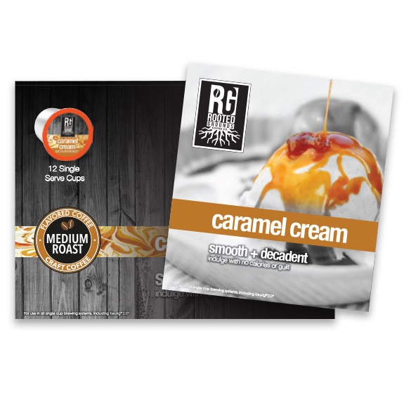 K-Cup Rooted Grounds Coffee Caramel Cream 12ct thumbnail