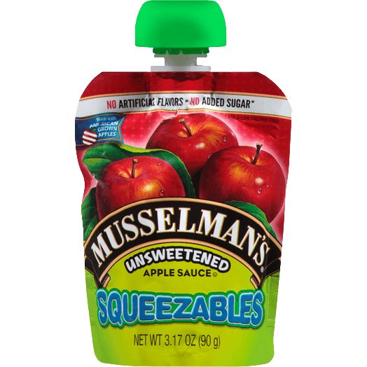 Musselman's Unsweetened Apple Sauce Pouch 3.17oz thumbnail