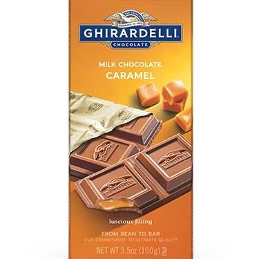 Ghiradelli Milk Chocolate Caramel 3.5oz thumbnail