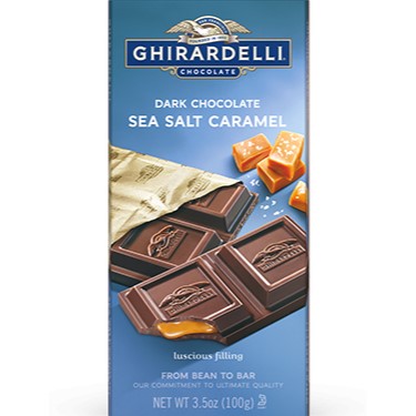 Ghiradelli Dark Chocolate Caramel Sea Salt 3.5oz thumbnail