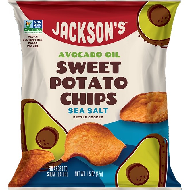 Jackson Honest Sweet Potato Avocado Chips 1.5oz thumbnail