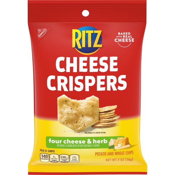 Ritz Four Cheese & Herbs Crispers 2oz thumbnail