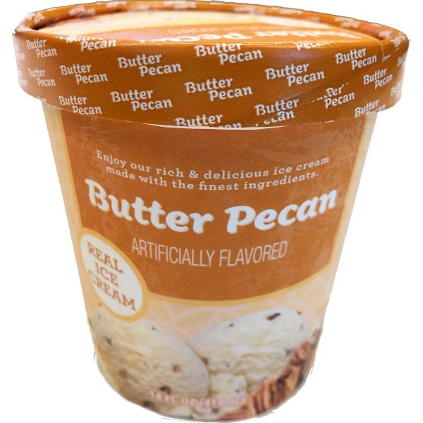 House of Flavors Butter Pecan Ice Cream 14oz thumbnail