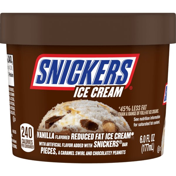 Snickers Ice Cream Cup 6oz thumbnail
