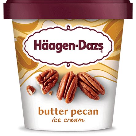 Haagen Dazs Butter Pecan Ice Cream 14oz thumbnail