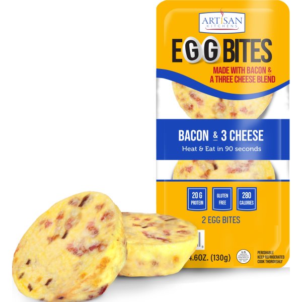 Artisan Kitchen Egg Bites Bacon & 3 Cheese thumbnail